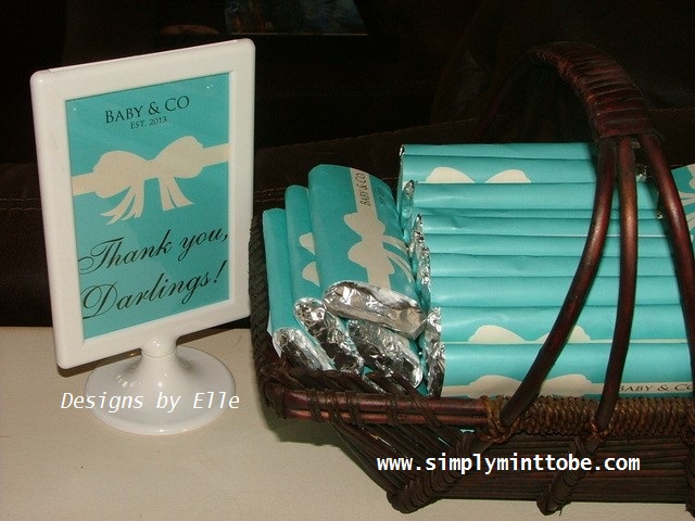 tiffany and co candy bar wrappers