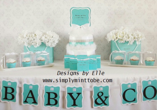 tiffany and co birthday party supplies