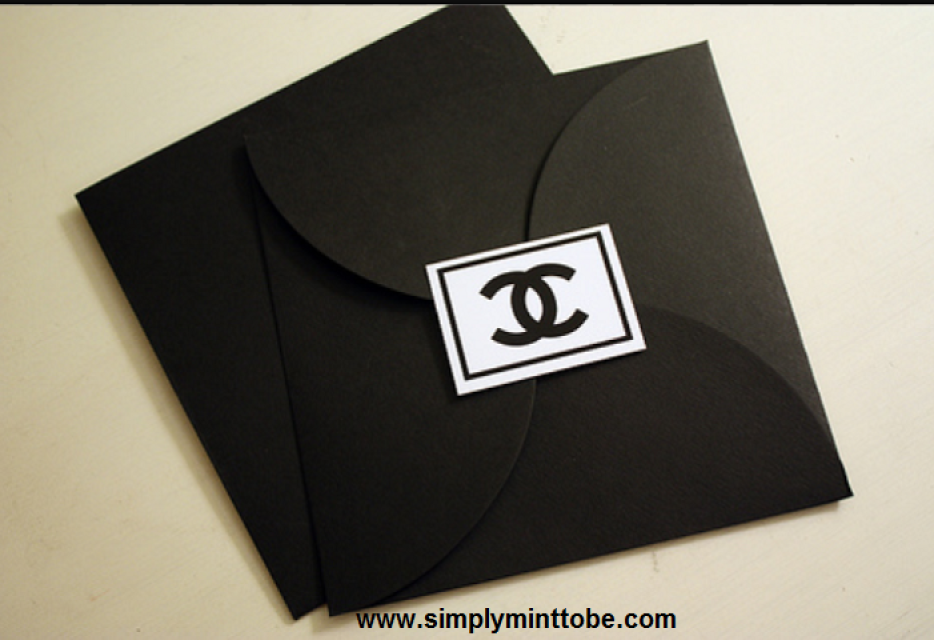 Authentic COCO CHANEL gift note Card & Envelope BIRTHDAY LBGQT HUMOR MAN  HEAVILY
