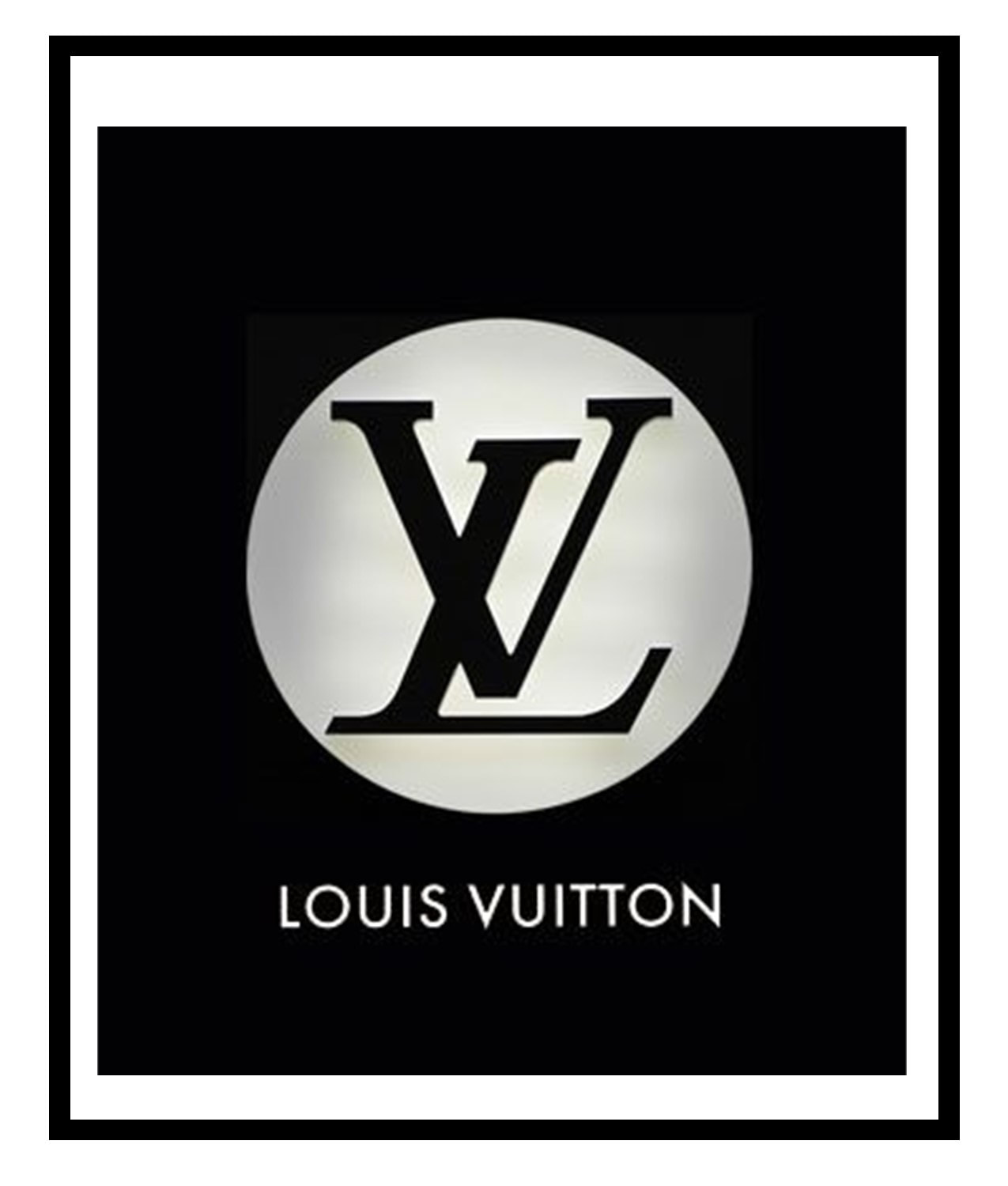 Louis Vuitton Logo inspired 8x10 Poster or Sign